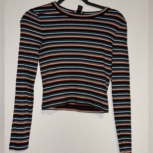 striped long sleeve shirt